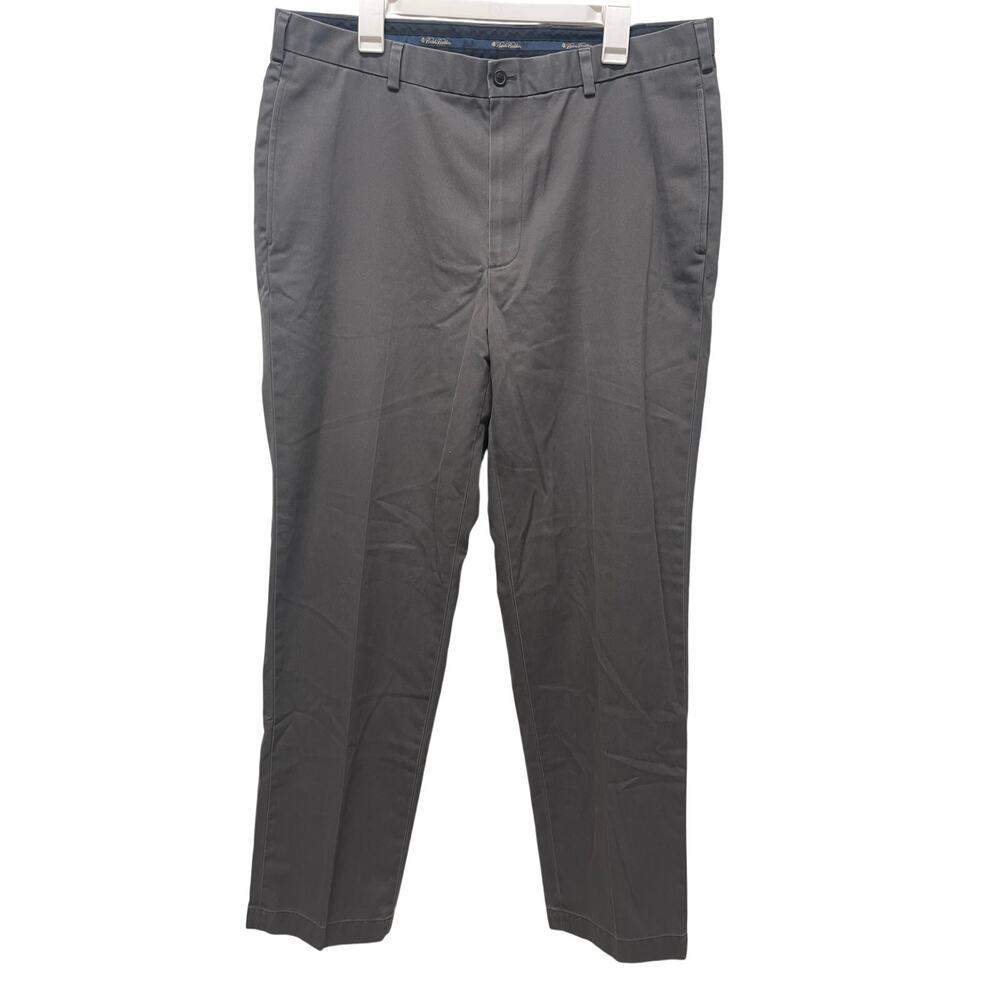 Brooks Brother's Men's Advantage Chino Clark trouser pants grey size 38x34